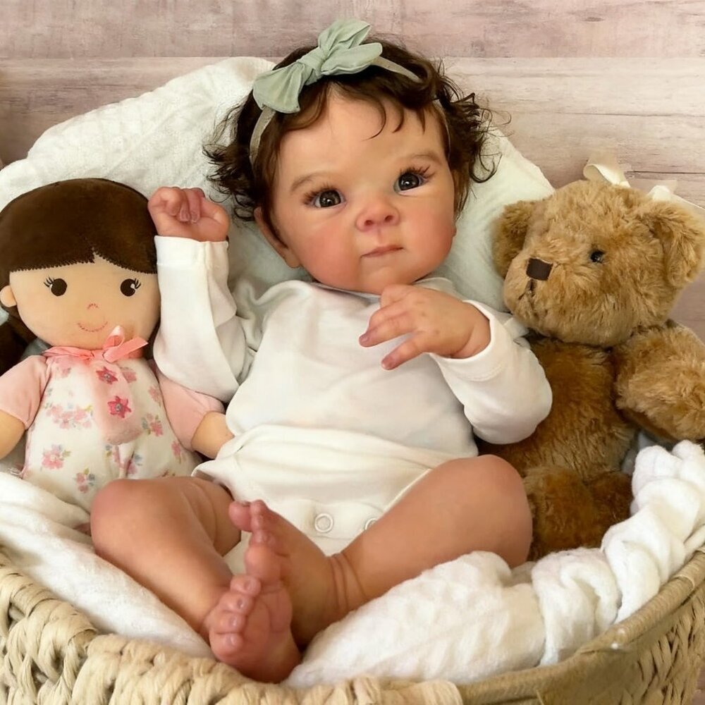 Realistic Reborn Baby Dolls 18 Inch Lifelike Baby Doll Silicone Baby Doll